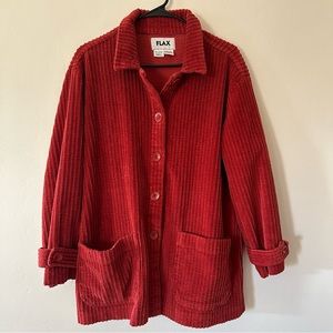 FLAX Corduroy Barn Shacket